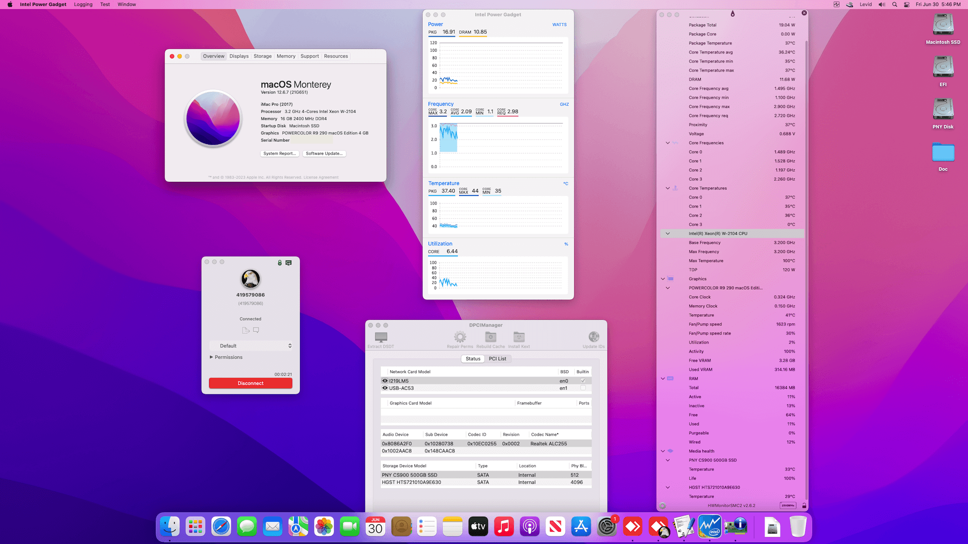 Dell Precision 5820 2nd [Intel Xeon W 2104 + PowerColor R9 290]   OpenCore 1